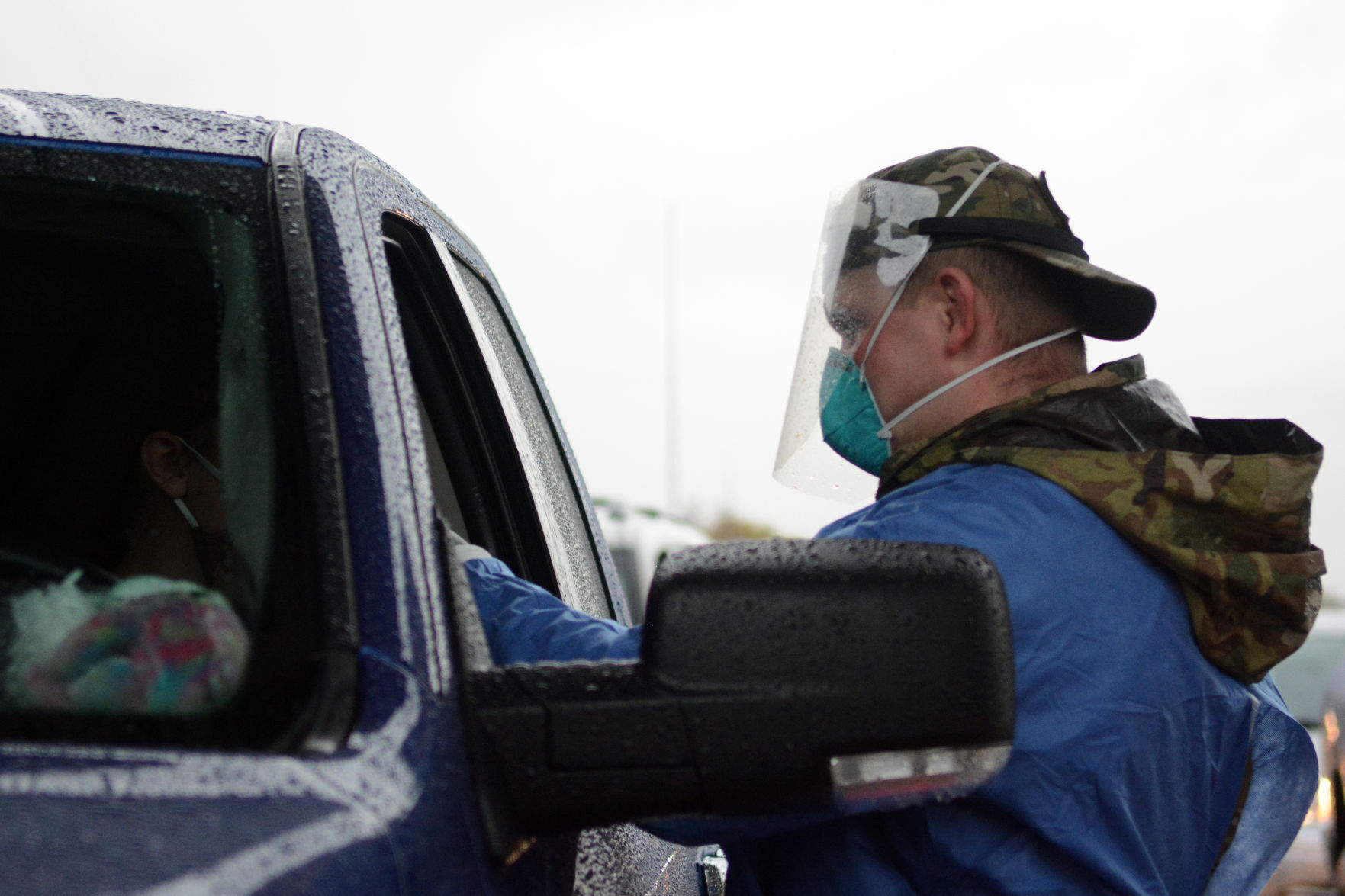 National Guard conducts COVID-19 testing in Baraboo, Oct. 12